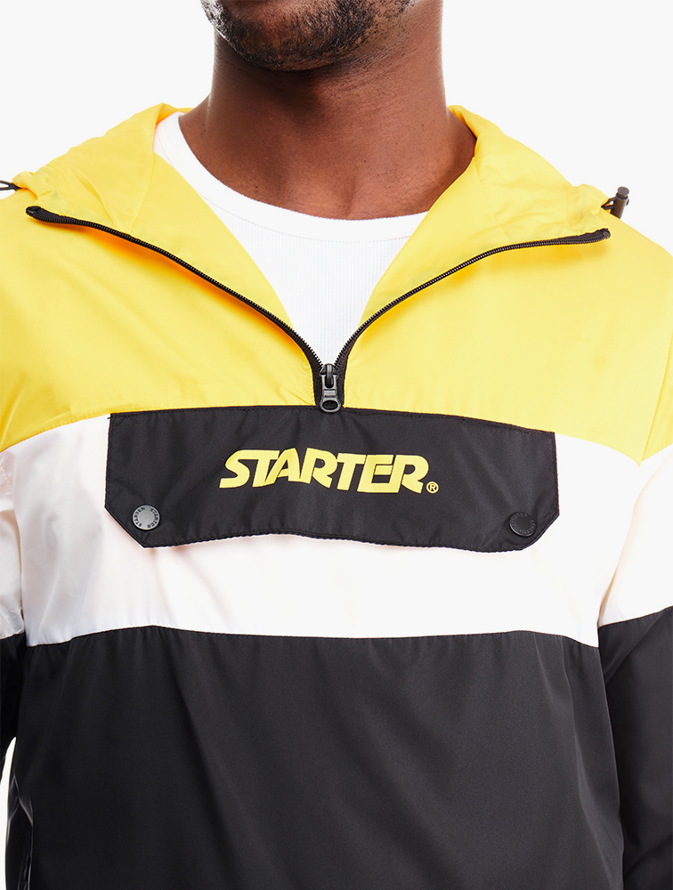 STARGLOW グッズ STAR CRUISE Windbreaker STA_134056_BLACKWHITEYELLOW|5.jpg